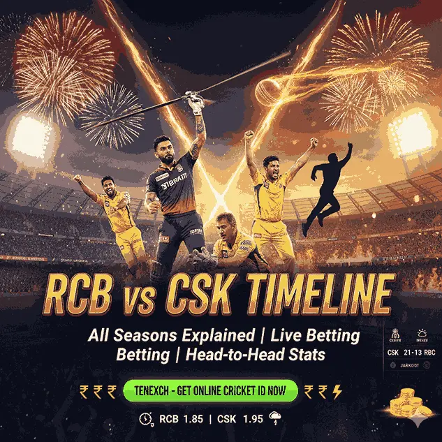 Royal Challengers Bangalore vs Chennai Super Kings Timeline | All Seasons Explained