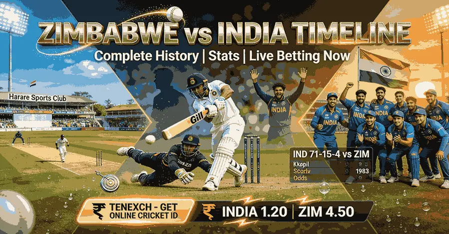 Zimbabwe National Cricket Team vs India National Cricket Team Timeline – Stats, Wins & Key Moments