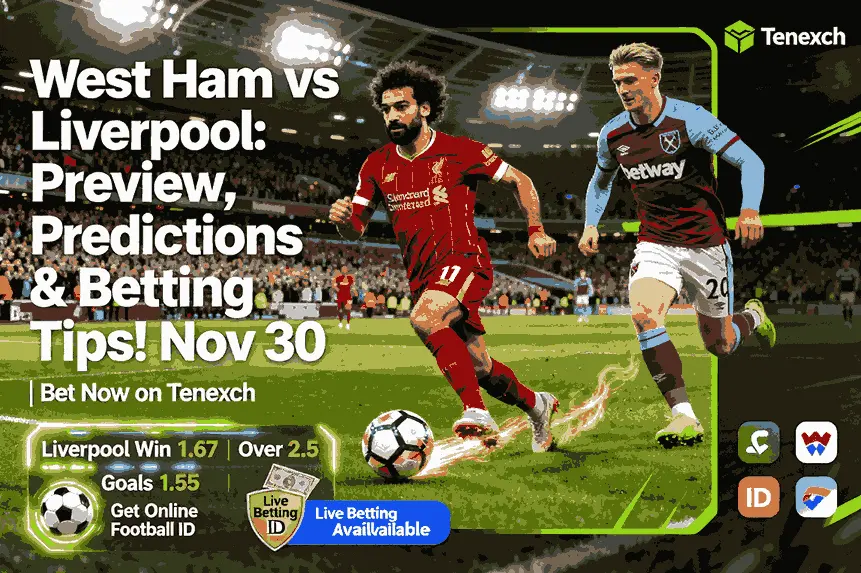 Liverpool vs West Ham: Head-to-Head Stats, Form Guide & Betting Tips