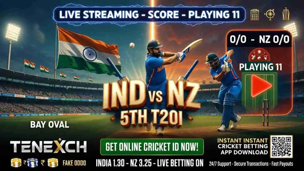 India vs New Zealand 5th T20I