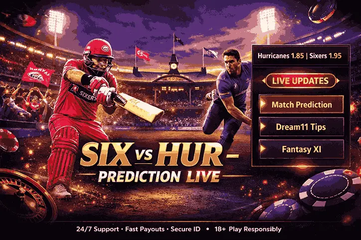 Sydney Sixers vs Hobart Hurricanes Match Prediction, Fantasy Tips & Live Updates